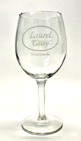 Empty wine glasses