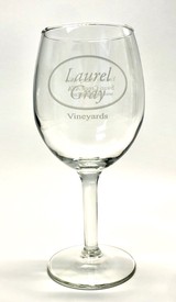 Empty wine glasses